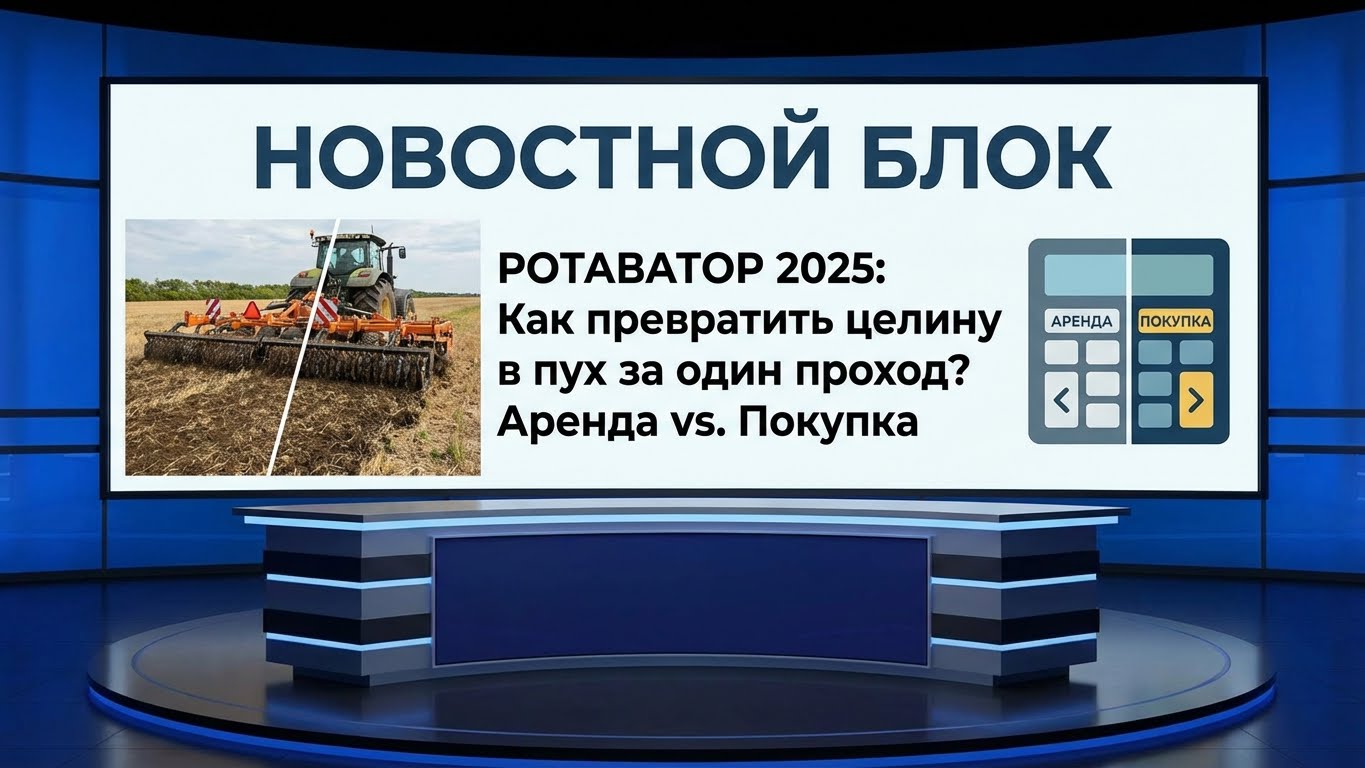 Аренда сельхозтехники 2025: Чек-лист, цены и риски. Как не получить «металлолом»?